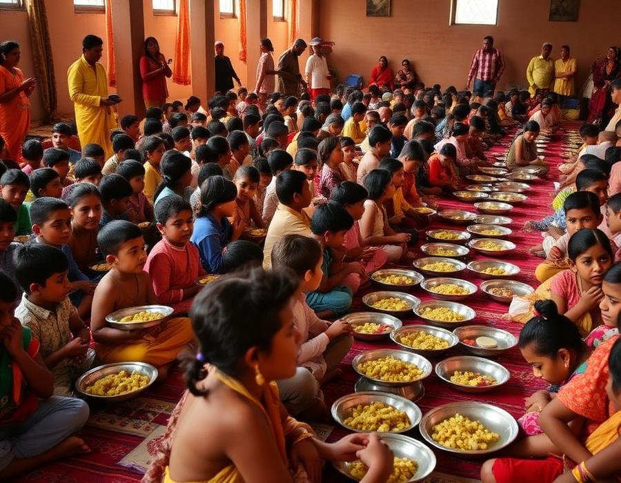 महाप्रसाद व अन्नदान सोहळा
