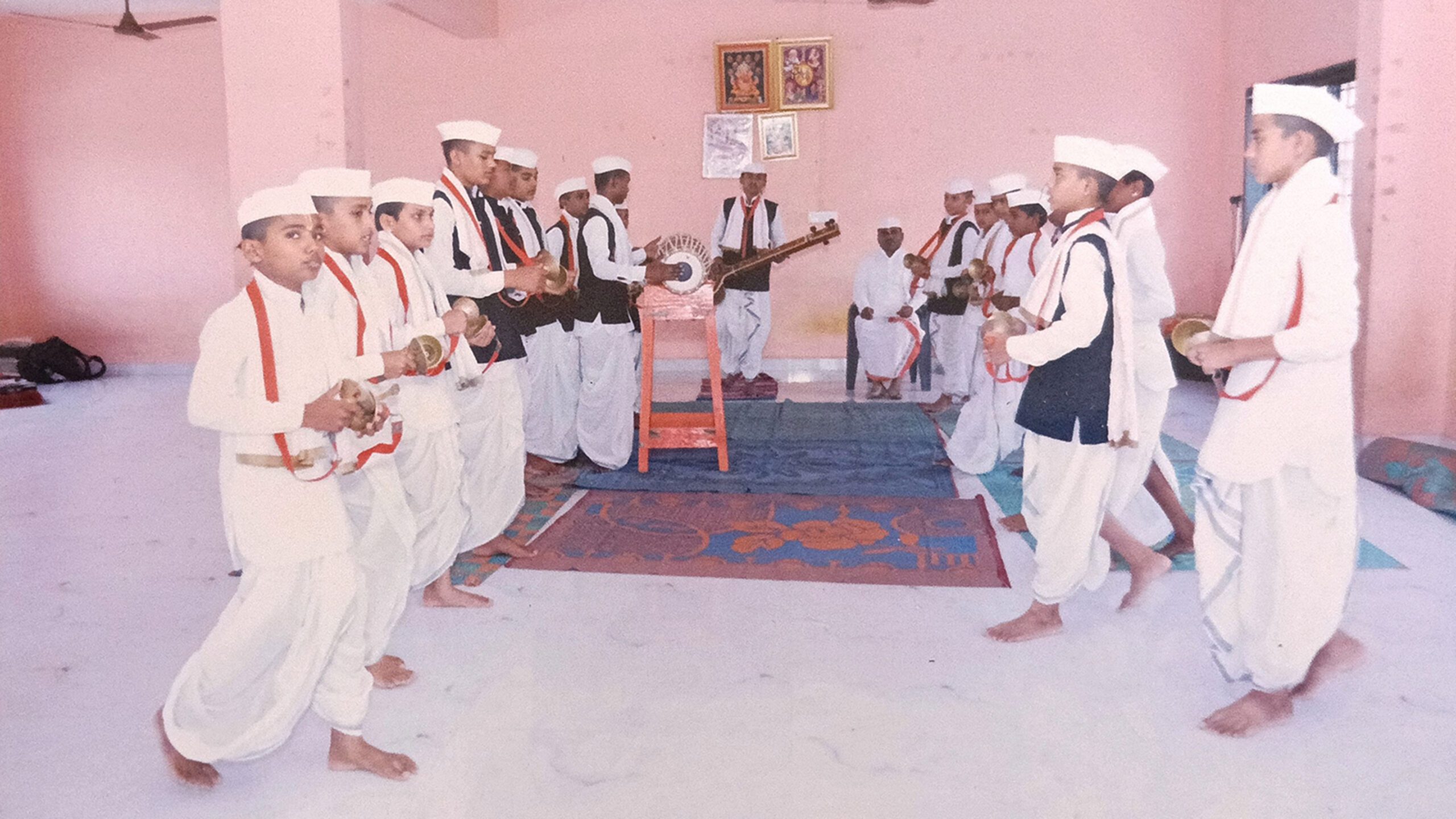 Students during practice